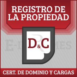 Certificado de Dominio y Cargas online