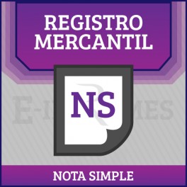 Nota Simple Registro Mercantil online